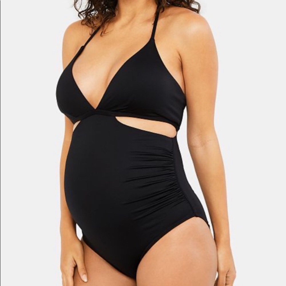A Pea in the Pod maternity swimsuit